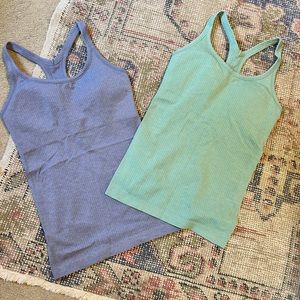 🍋 TWO Lululemon Ebb To Street Tank II
Opal Green & Figue - both size 6